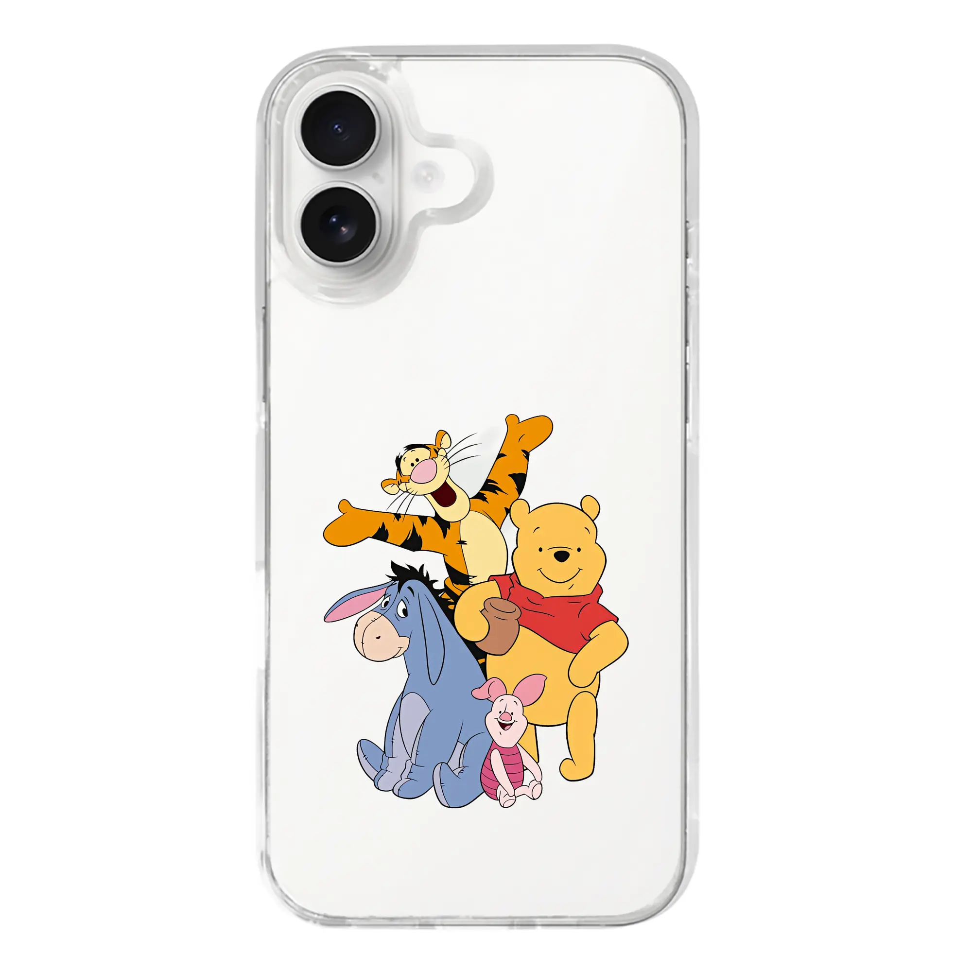 プーさん グッズ ピグレット - iPhone 17シリーズ 透明スマホケース – 薄型・耐衝撃・精密フィット保護カバー